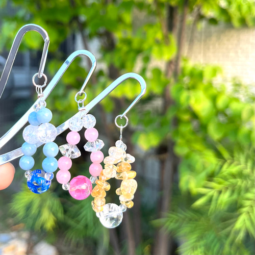 3色セット〉龍彫水晶がお守りする！人気のパステルカラー天然石本物 