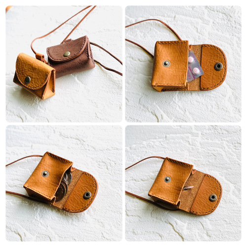 鼈甲細工小箱 小物入れ/ピルケース 名入れ無料】レザーアクセサリー