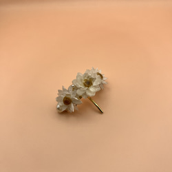 花かんざしとパールのポニーフック 5枚目の画像