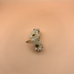 花かんざしとパールのポニーフック 3枚目の画像