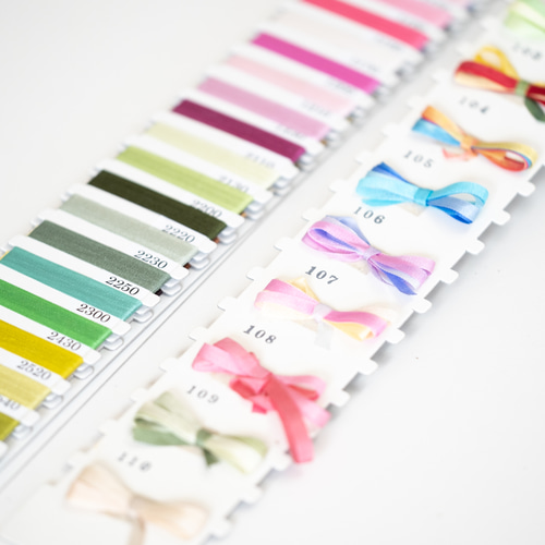 A.F.Eシルクリボン見本帳 リボン・テープ Art Fiber Endo 通販｜Creema  