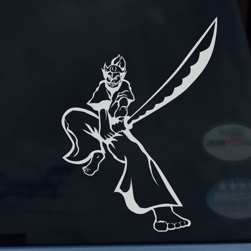 サムライ 侍 のカッティングステッカー 室内・屋外用 シール