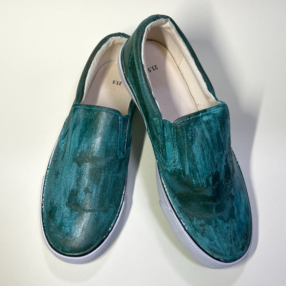 ◆終売◆「緑青」錆の浮いた靴 2枚目の画像