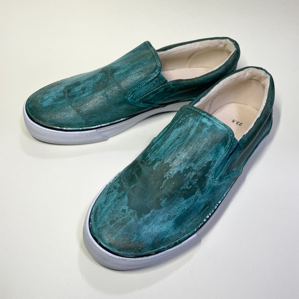 ◆終売◆「緑青」錆の浮いた靴 3枚目の画像