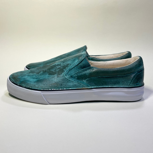 ◆終売◆「緑青」錆の浮いた靴 4枚目の画像