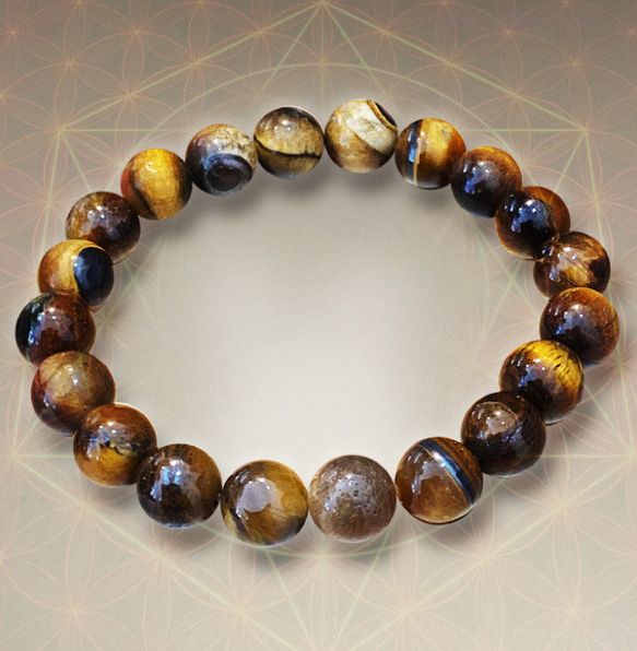 タイガーアイ ブレスレット 金運 財運 霊石 宝くじ 金運アップ 高額