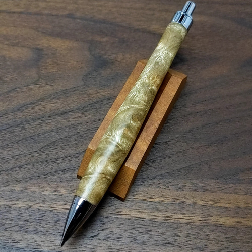 新作】マーブルウッド シャープペンシル No.296 ペン・筆記用具 工房