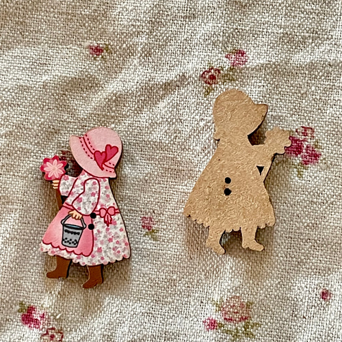 フランスより＊サンボネット スーちゃんのボタン ボタン チビ