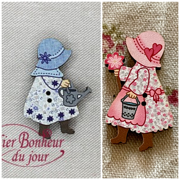 フランスより＊サンボネット スーちゃんのボタン ボタン チビ