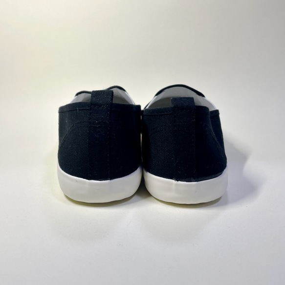 黑色邊緣懶漢鞋 3 種 (黑色 x 橡膠黑色) 14.0cm - 30.0cm 可半訂購 第5張的照片