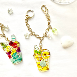 Lemon Teapunch bagcharm｜レモンティーパンチバッグチャーム〔フルーツティーシリーズ〕 3枚目の画像