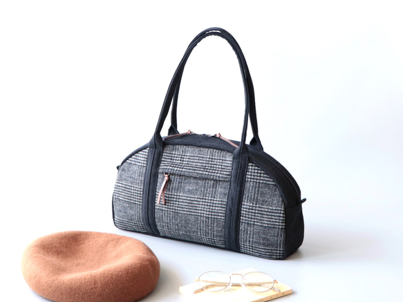 『秋冬限定』ふだん着ボストン♪いつものお出かけに（ウール） 1枚目の画像