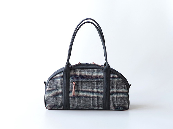 『秋冬限定』ふだん着ボストン♪いつものお出かけに（ウール） 4枚目の画像