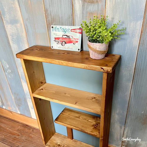 トイレ収納 スリム キャスター付 棚・シェルフ・ラック Smile Everyday