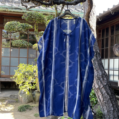 着物リメイク】絹のロングジレ/紗/透け感 ベスト 古布華 通販 16361695