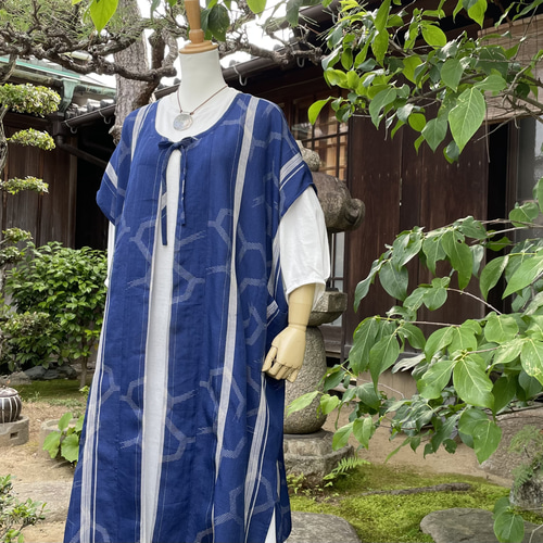 着物リメイク ロングジレ