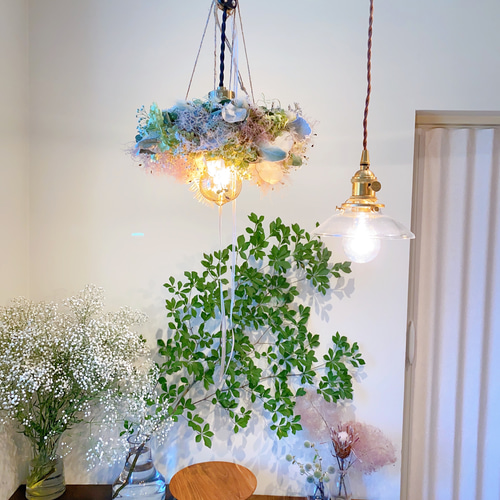 アナベル ルナリア スモークツリー 夏のお花たっぷり フライングリース ランプシェードにも リース Ayakaiflower 通販|Creema(クリーマ) 16361794 アナベル ルナリア スモークツリー 夏のお花たっぷり フライングリース ランプシェードにも リース Ayakaiflower 通販|Creema(クリーマ) 16361794