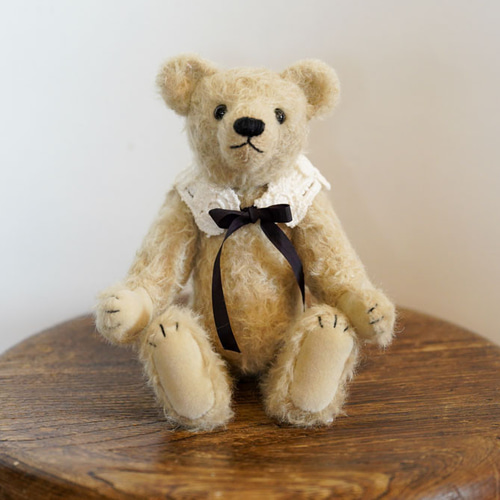 lulubon テディベア ぬいぐるみ　作家　ハンドメイド ブライス サル テディベア ルン ぬいぐるみ Teddy bear Kao. 通販 16361941｜Creema