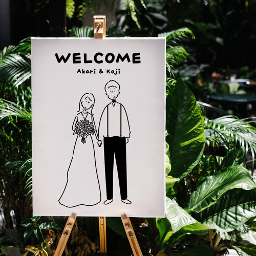 ウェルカムボード 結婚式 イラスト イラスト Windy's|イラストレーター