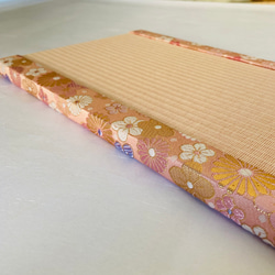 桐生金襴生地ミニ畳～菊と梅～大サイズ 5枚目の画像