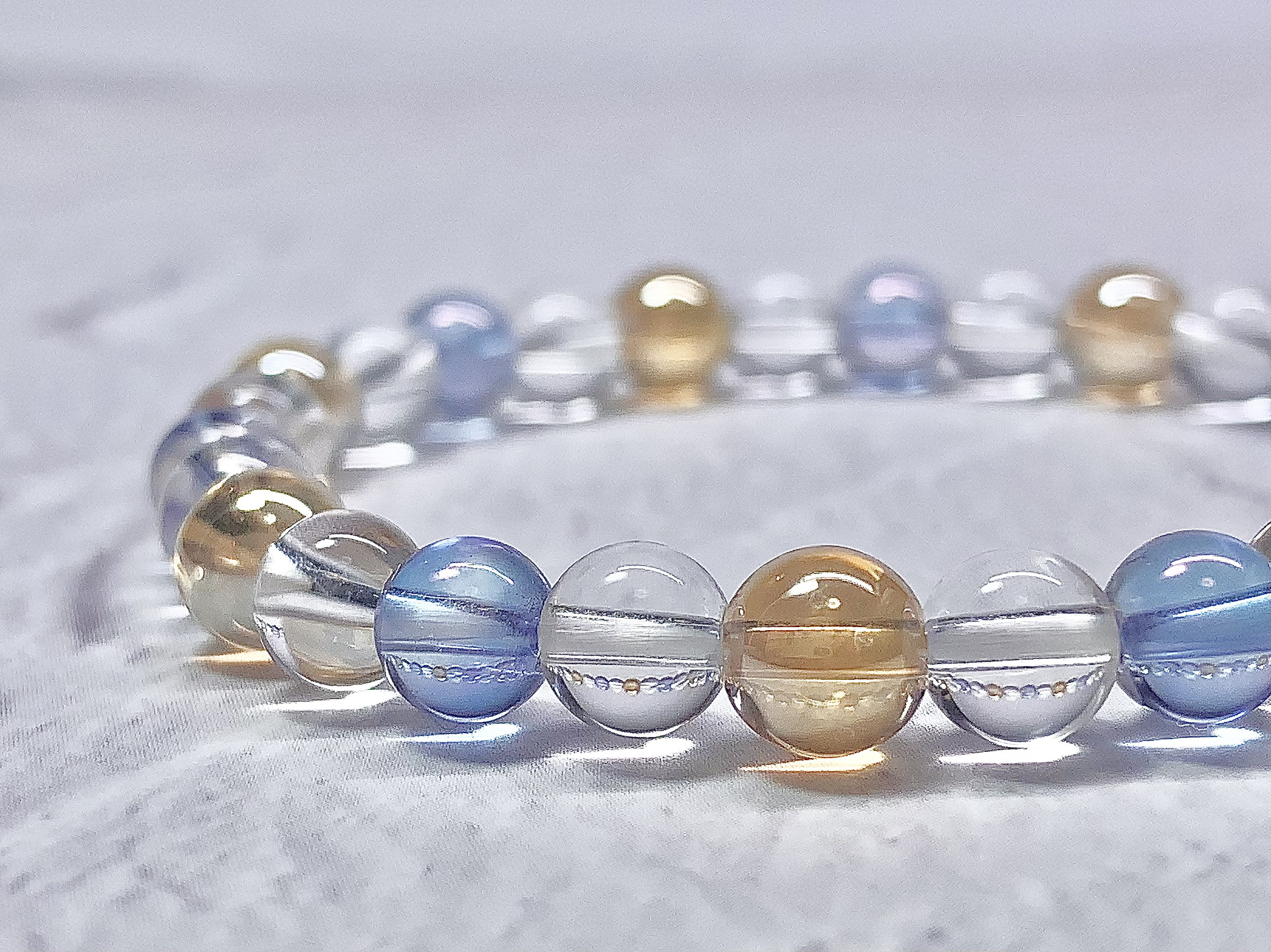 【オマケの石付】天使エネルギーを宿す ◇宇宙との繋がり◇ 豊かさ 固定観念を外す ゴールデンオーラ コスモオーラ ブレス