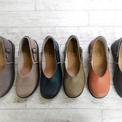 大人のナチュラルな装いに・すっと履ける・2wayベルト・ゆったり軽やか♪フラットシューズ№700 9枚目の画像