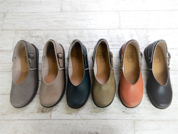 大人のナチュラルな装いに・すっと履ける・2wayベルト・ゆったり軽やか♪フラットシューズ№700 9枚目の画像