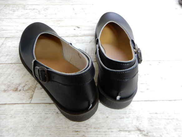 大人のナチュラルな装いに・すっと履ける・2wayベルト・ゆったり軽やか♪フラットシューズ№700 5枚目の画像