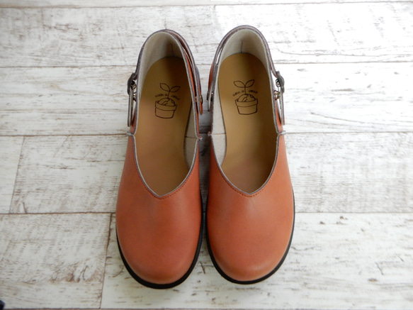 大人のナチュラルな装いに・すっと履ける・2wayベルト・ゆったり軽やか♪フラットシューズ№700 4枚目の画像