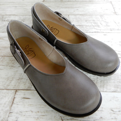 大人のナチュラルな装いに・すっと履ける・2wayベルト・ゆったり軽やか♪フラットシューズ№700 7枚目の画像