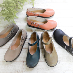 大人のナチュラルな装いに・すっと履ける・2wayベルト・ゆったり軽やか♪フラットシューズ№700 16枚目の画像