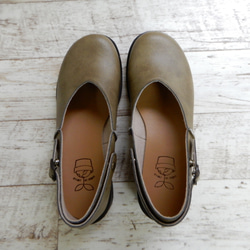 大人のナチュラルな装いに・すっと履ける・2wayベルト・ゆったり軽やか♪フラットシューズ№700 8枚目の画像