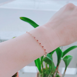 ペタルチェーンブレスレット・アンクレット ブレスレット for