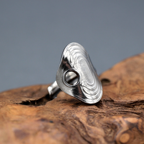 ヴィンテージの鍵をリメイクした指輪｜雷｜紳士｜ペイズリー｜アメカジ