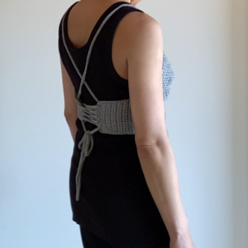 グレー ニットビスチェ ニットビスチェ グレー | DRESSNISTA