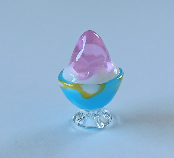 器を愛でるかき氷 (ピンク) 2枚目の画像