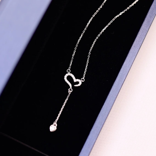 天然ダイヤモンド付きネックレスk18 ネックレス・ペンダント パール  