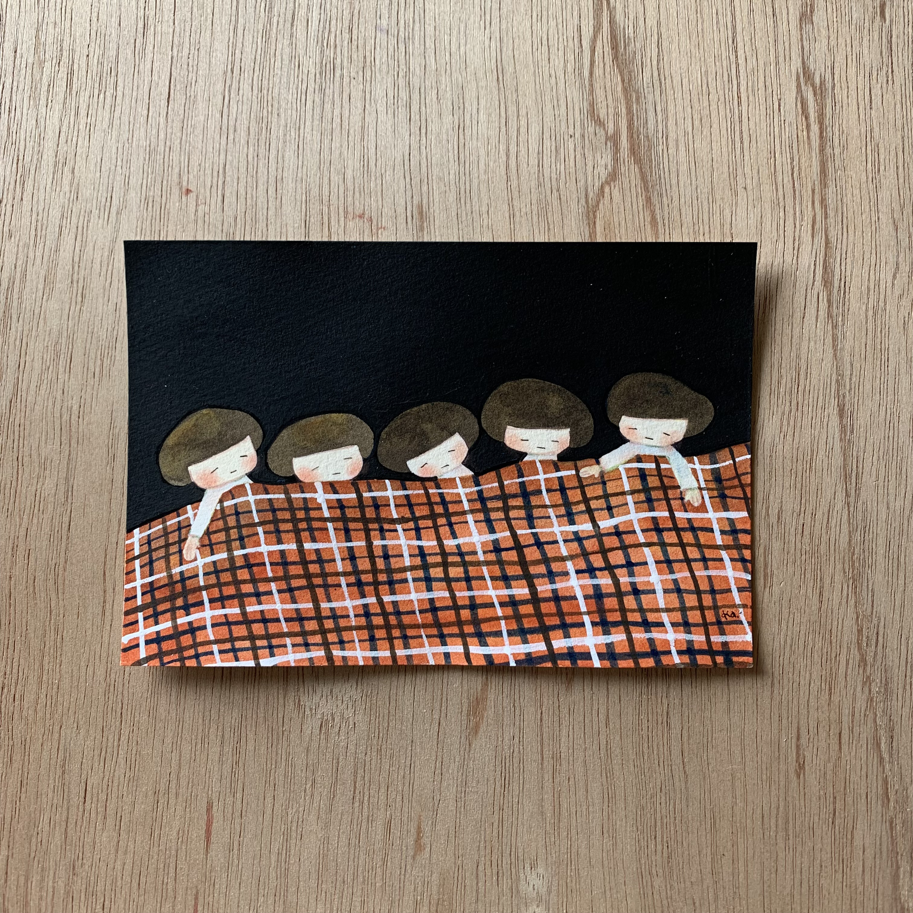 「秋色ブランケット」　原画　送料無料