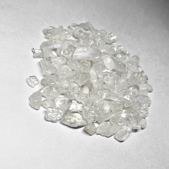 himalayan crystal：pebble stone / ヒマラヤ水晶さざれ石 40g 3枚目の画像