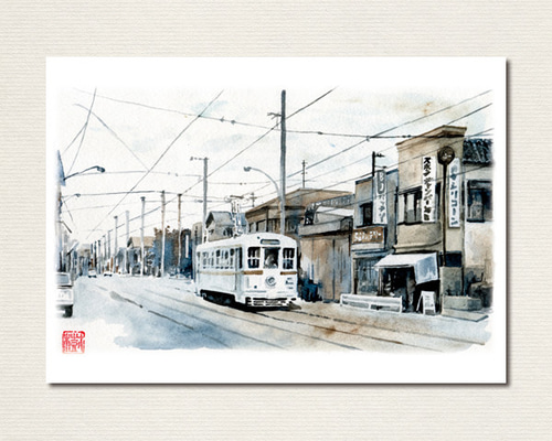 水彩画 楽譜と建物のデザイン mqdefault.jpg