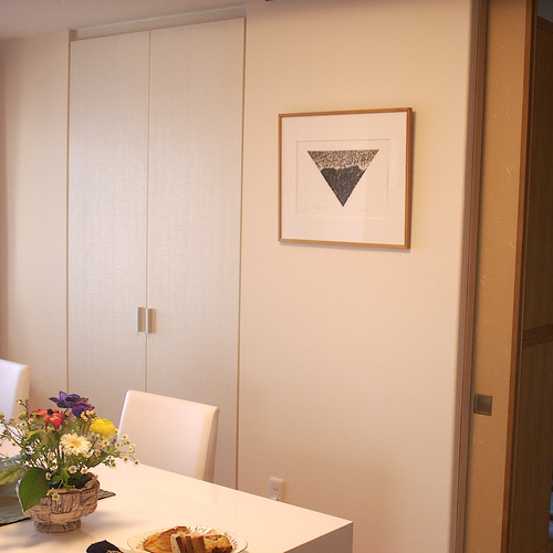 手芸作品 クリーマ限定 銅版画、エッチング 「デルタ」 フラワーガーデン、幻想