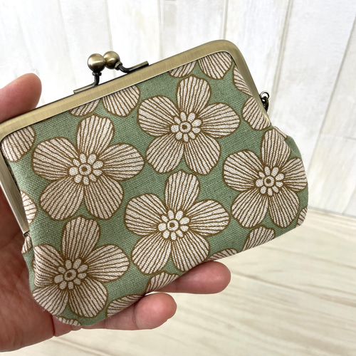 親子がま口財布 北欧風 花柄 がま口 makopan 通販｜Creema(クリーマ  