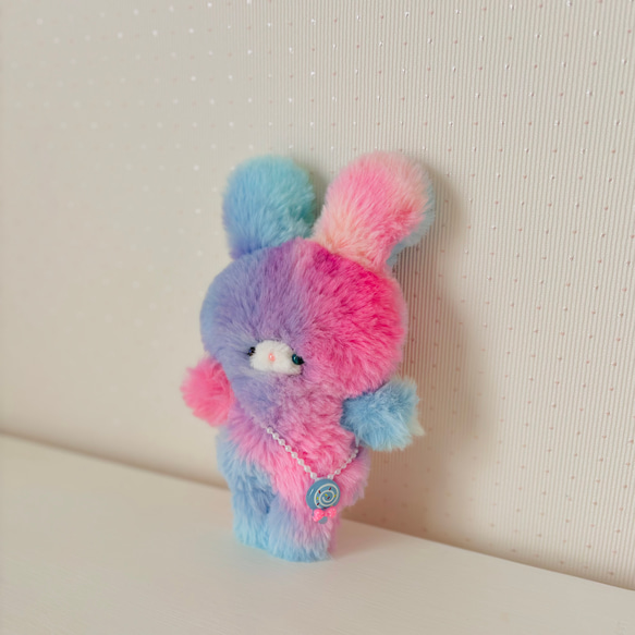 ハンドメイド うさぎちゃんの冬支度 アルパカ&ウール のぬいぐるみ