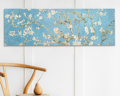 【NO5819】ファブリックパネル・アートパネル ゴッホ】アートパネル インテリアパネル ファブリックパネル 90×30cm