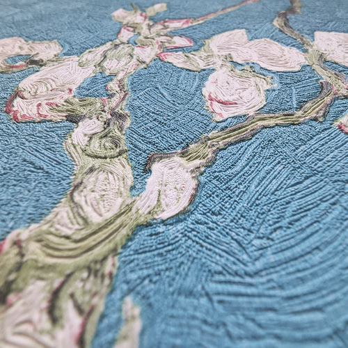 ゴッホ】アートパネル インテリアパネル ファブリックパネル 90×30cm