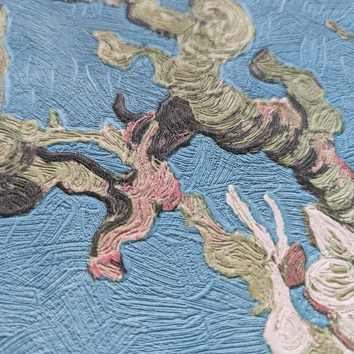 ゴッホ】アートパネル インテリアパネル ファブリックパネル 90×30cm