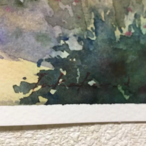 水彩画　南フランス　風景画 水彩画】旅の絵 彩度を高く描く 南フランスの風景 - YouTube
