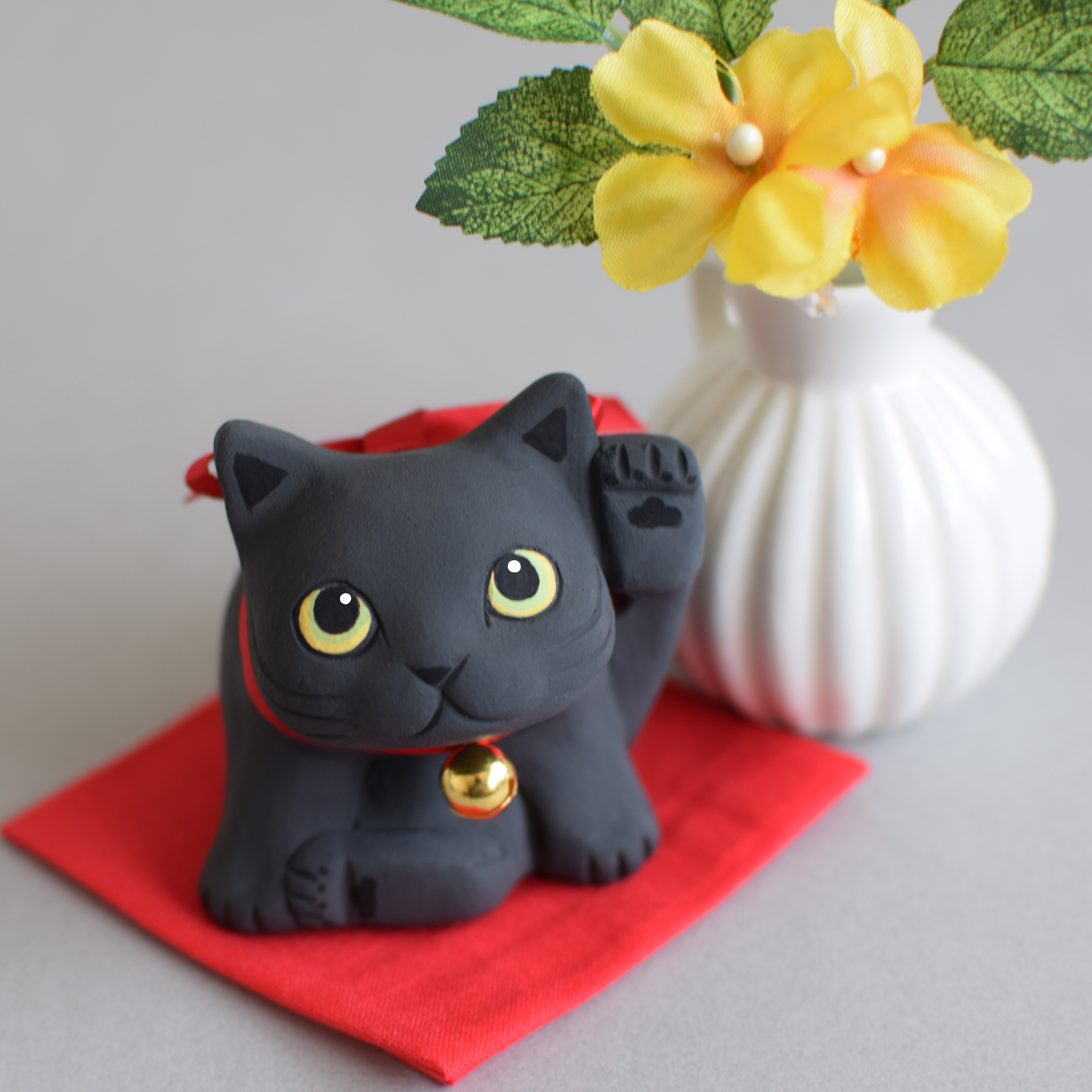 蝉丸　招き猫　美品　入手困難　黒猫　猫 2025年最新】蝉丸 招き猫の人気アイテム - メルカリ