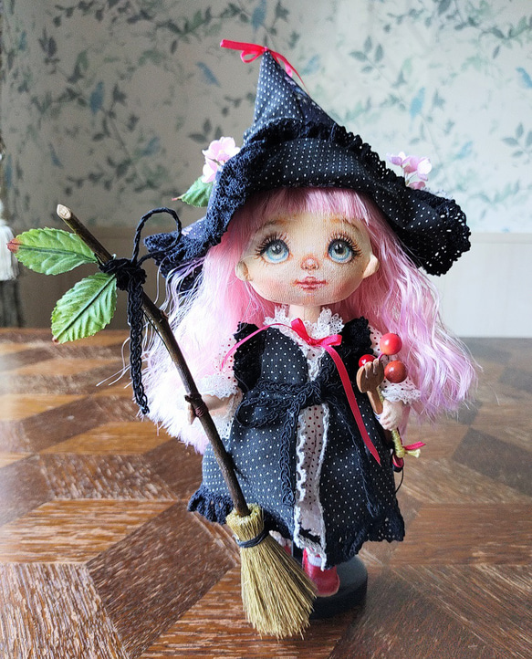 入荷now 安全 ハンドメイドキッチンウィッチ人形、キッチン不気味な魔女の装飾 趣味