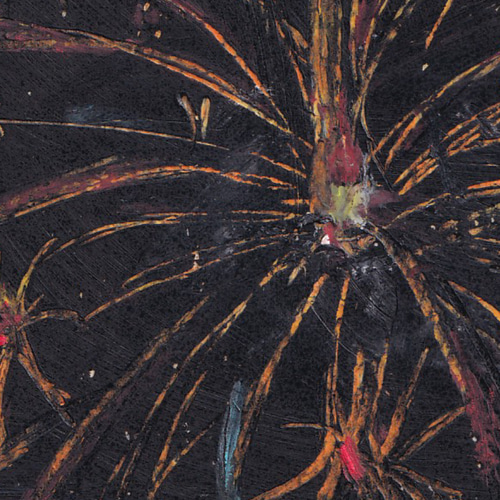花火 パステル画 原画 花火 パステル画 原画